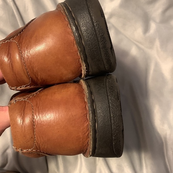 Clarks mens slip on leather clog euro style brown size 12 active air renfaire main image 7